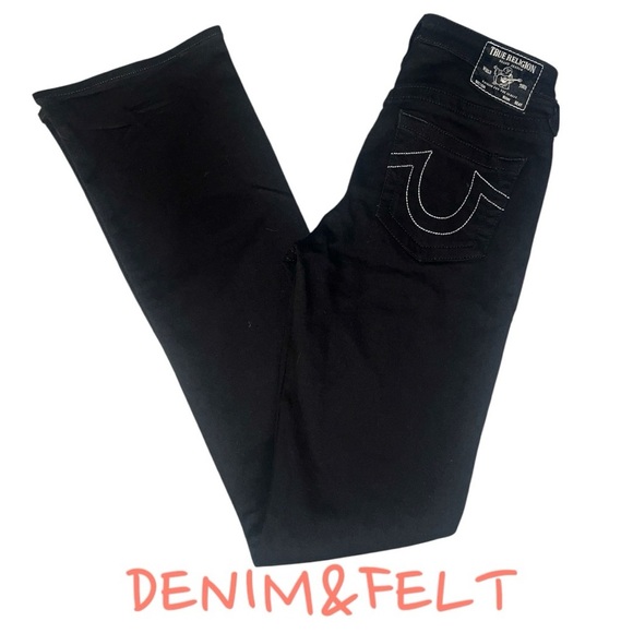 TRUE RELIGION BECCA PONTE MID RISE CURVY BOOTCUT PANTS | Color: Black | NEW/NWOT - Picture 11 of 13